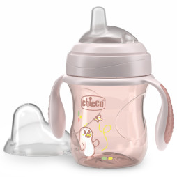Поильник с мягким носиком Chicco "Transition Cup", 200 мл, 4м+, 06911.15