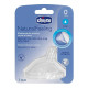 Соска силиконовая Chicco Natural Feeling, медленный поток, 0м+, 1 шт