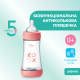 Бутылочка пластик Chicco PERFECT 5 Love, 240 мл, соска силикон, 2 м+