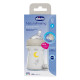 Бутылочка стекло Chicco Natural Feeling NEW, 250 мл, 0м+