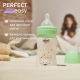 Бутылочка стекло Chicco PERFECT Easy, 150 мл, соска силикон, 0 м+, 20251.30