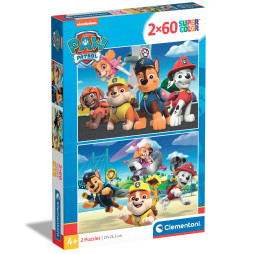 Пазл 2 в 1 Clementoni "Paw Patrol. New", 2 по 60 элементов, 21623