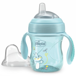 Поильник с мягким носиком Chicco "Transition Cup", 200 мл, 4м+, 06911.25