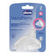 Соска силиконовая Chicco Natural Feeling, средний поток, 2м+, 1 шт