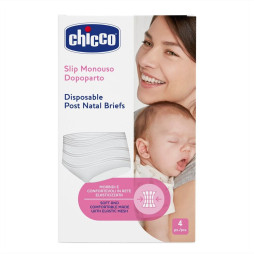 Трусики Chicco одноразові післяпологові, без розміру (4 шт.) (01138.10.00)