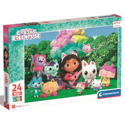 Пазл Clementoni "Gabby`s Dollhouse", серия "MAXI", 24 элемента, 28520