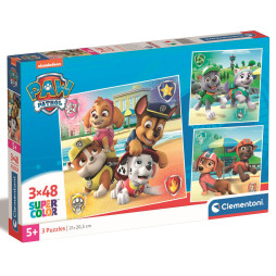 Пазл Clementoni "Paw Patrol", 3 шт. по 48 элементов, 25301