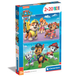 Пазл Clementoni "Paw Patrol. New", 2 шт. по 20 элементов, 24800
