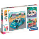 Пазл Clementoni "Rescue Vehicles", 3 шт. по 48 элементов, 25318.00 | Купить в Киеве в KIOSK для МАМ