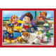 Пазл 4 в 1 Clementoni "Paw Patrol", 12,16,20 и 24 элемента, 21513.00