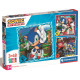 Пазл Clementoni "Sonic", 3 шт. по 48 элементов, 25320 | Купить в Киеве в KIOSK для МАМ