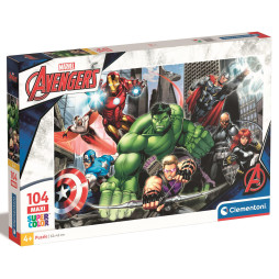 Пазл Clementoni "The Avangers", серия "MAXI", 104 элемента, 23688