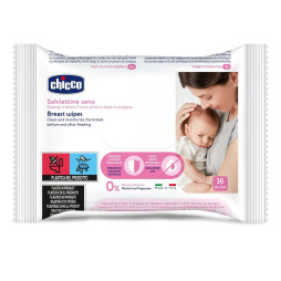 Салфетки Chicco для грудей очищаючі, 16 шт. (09165.00)