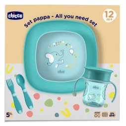 Набір посуду Chicco Set Pappa, 12м+ (16201.25)