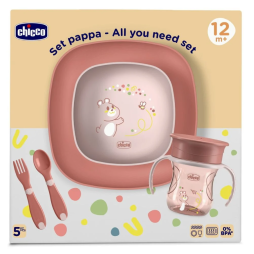 Набір посуду Chicco Set Pappa, 12м+ (16201.15)