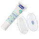 Набор Chicco "My First Toothbrush Set": зубная щетка-массажер и гель