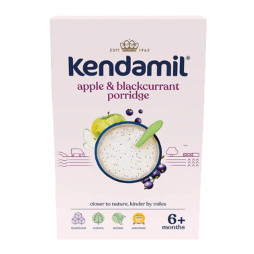 Молочна каша Kendamil з яблуком та чорною смородиною, з 6 міс., 150 г