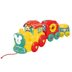 Іграшка-каталка розвиваюча Clementoni "Activity Train", серія "Disney Baby", 17168