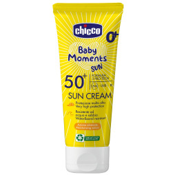 Крем сонцезахисний Chicco Baby Moments SUN, SPF 50+, 75 мл, 12725.00