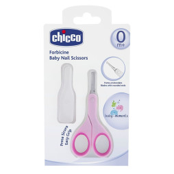 Ножички дитячі з колпачком Chicco Рожеві (05912.10)