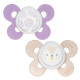 Пустышка Chicco Physio Comfort, силикон, 6-16 мес., 2 шт.