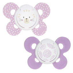 Пустышка Chicco Physio Comfort, силикон, 6-16 мес., 2 шт. (74933.11.00.00)