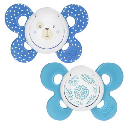 Пустышка Chicco Physio Comfort, силикон, 6-16 мес., 2 шт. (74933.21.00.00)
