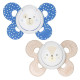 Пустышка Chicco Physio Comfort, силикон, 6-16 мес., 2 шт.