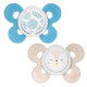Пустышка Chicco Physio Comfort, силикон, 6-16 мес., 2 шт.