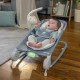 Шезлонг Ingenuity Parker-Chambray с технологией Happy Belly