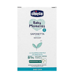Мило Chicco Baby Moments М'яка піна з гліцерином, 100 г (10398.00)