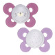 Пустышка Chicco Physio Comfort, силикон, 16-36 мес., 2 шт. (74935.41.00.00) | Chicco в Україні