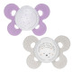 Пустышка Chicco Physio Comfort, силикон, 16-36 мес., 2 шт.