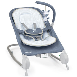 Шезлонг Ingenuity Parker-Chambray с технологией Happy Belly
