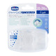 Пустышка Chicco PhysioForma Crystal, силикон, 16-36 мес., 2 шт.