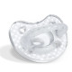 Пустышка Chicco PhysioForma Crystal, силикон, 6-16 мес., 2 шт.
