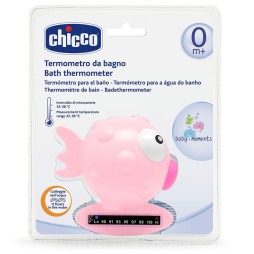Термометр-іграшка для ванни Chicco Рибка Рожевий (06564.10)