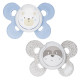 Пустушка Chicco Physio Comfort, силікон, 2-6 міс., 2 шт., 74931.21.00