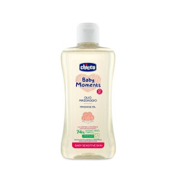 Олія для масажу Chicco Baby Moments для чутливої шкіри, 200 мл (10242.00)