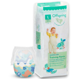 Підгузки-трусики Offspring Aquatic, розмір L, 9-14 кг, 36 шт., арт. DP-OI-FAP-L36P-AQT