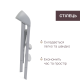 Стільчик для годування 3 в 1 Chicco Crescendo Up, 87046.07.00