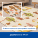 Великий двосторонній термокилимок Piccolino "Лісові звірята", 180х200х1 см, 26000004