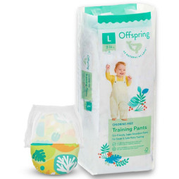 Підгузки-трусики Offspring Forestia розмір L, 9-14 кг, 36 шт., арт. DP-OI-FAP-L36P-FRT