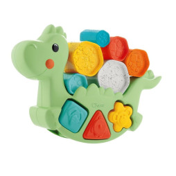 Розвиваюча іграшка Chicco сортер 2 у 1 Eco+ Балансуючий динозавр (10499.10)