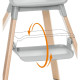 Стільчик для годування Stokke™ Clikk, колір Cloud Grey (арт. ST552001)