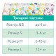 Підгузки Offspring Апельсин, розмір NB, до 4 кг, 56 шт. (DP-OI-FAT-NB56P-TGYORN)
