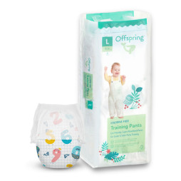 Підгузки-трусики Offspring Цифри, розмір L, 9-14 кг, 36 шт. (DP-OI-FAP-L36P-FFG)