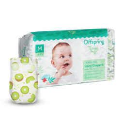 Підгузки Offspring Ківі, розмір M, 6-10 кг, 42 шт. (DP-OI-FAT-M42P-HKW)