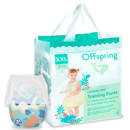 Підгузки-трусики Offspring Aquatic, розмір XXL, 15-23 кг, 24 шт., арт. DP-OI-FAP-XXL24P-AQT