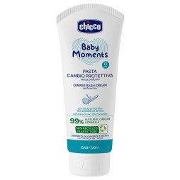 Захисний крем під підгузок із цинком та пантенолом Chicco Baby Moments, 100 мл (12114.00)
